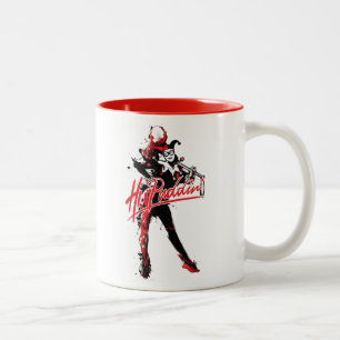 Batman   Harley Quinn "Hi Puddin' Ink Art Zweifarbige Tasse