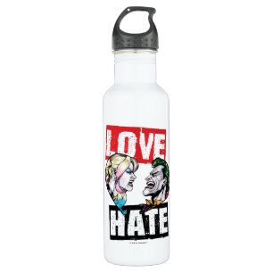 Batman Harley Quinn & Joker Liebe/Hate Trinkflasche