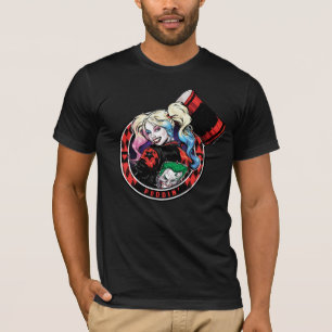 Batman   Harley Quinn Winking mit Mallet T-Shirt
