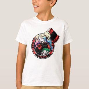 Batman   Harley Quinn Winking mit Mallet T-Shirt