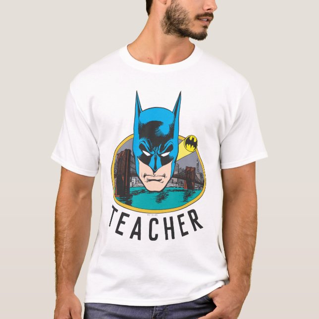 Batman Head Teacher T-Shirt (Vorderseite)