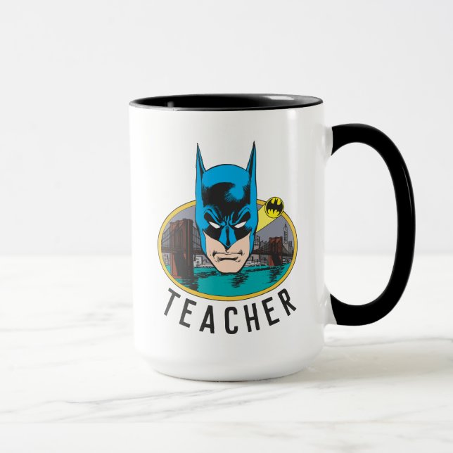 Batman Head Teacher Tasse (Rechts)
