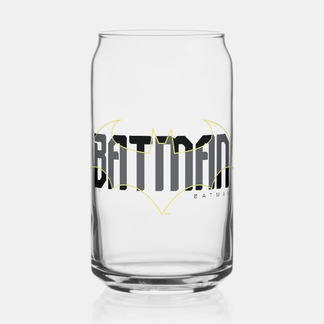 Batman Hi-Tech Name Grafik Dosenglas (Vorderseite)