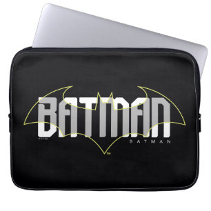 Batman Hi-Tech Name Grafik Laptopschutzhülle