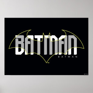 Batman Hi-Tech Name Grafik Poster