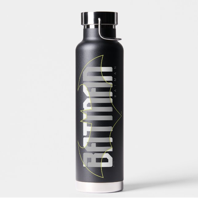 Batman Hi-Tech Name Grafik Trinkflasche (Links)