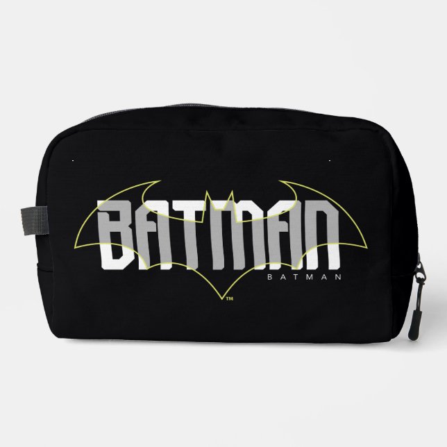 Batman Hi-Tech Name Grafik Waschbeutel (Vorderseite)