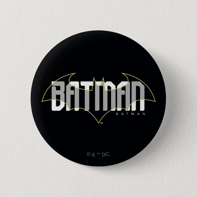Batman Hi-Tech Name Graphic Button (Vorderseite)