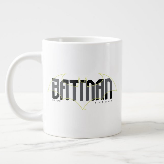 Batman Hi-Tech Name Graphic Jumbo-Tasse (Links)