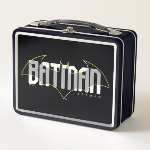 Batman Hi-Tech Name Graphic Metall Brotdose