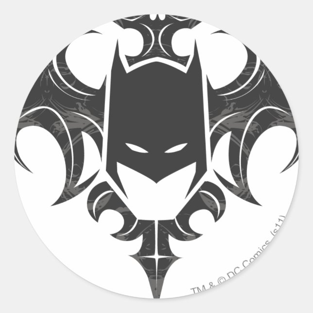 Batman Image 34 Runder Aufkleber (Vorderseite)