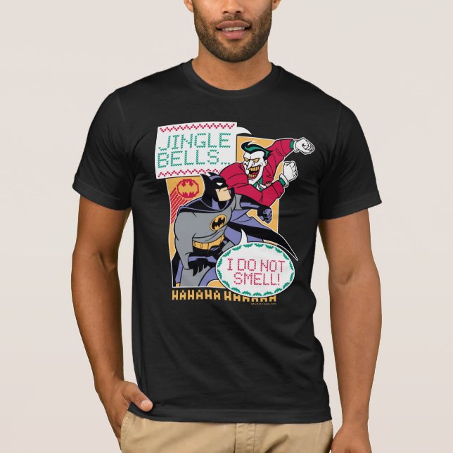 Batman | Jingle Bells, I Do Not Smell! T-Shirt (Vorderseite)
