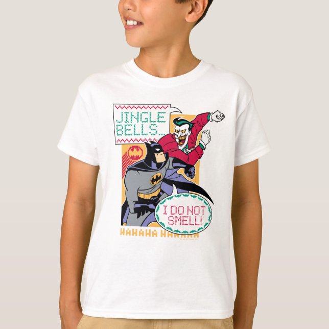 Batman | Jingle Bells, ich rieche nicht! T-Shirt (Vorderseite)