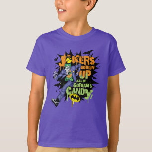 Batman   Jokers Goblin' Up Gotham's Candy T-Shirt