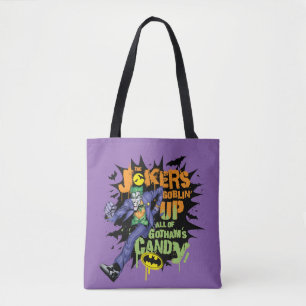 Batman Jokers Kobold raubt Gothems Süßigkeiten