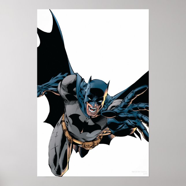 Batman Jumping Forward, Yell Poster (Vorne)