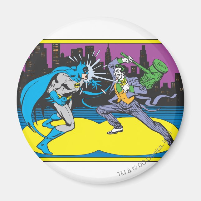 Batman kämpft gegen Joker Magnet (Vorne)
