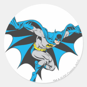 Batman kauert runder aufkleber