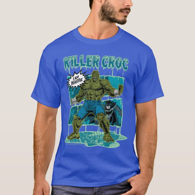 Batman Killer Croc Ich bin schön Comic Junge T-Shirt (Vorderseite)