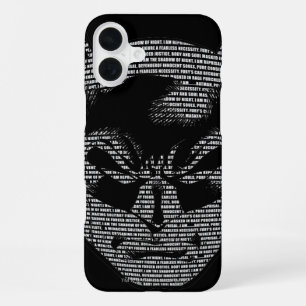 Batman-Kopf-Mantra iPhone 16 Plus Hülle
