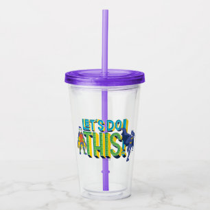 Batman Lass uns das machen Acryltrinkbecher