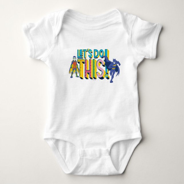 Batman | Lass uns das machen Baby Strampler (Vorderseite)