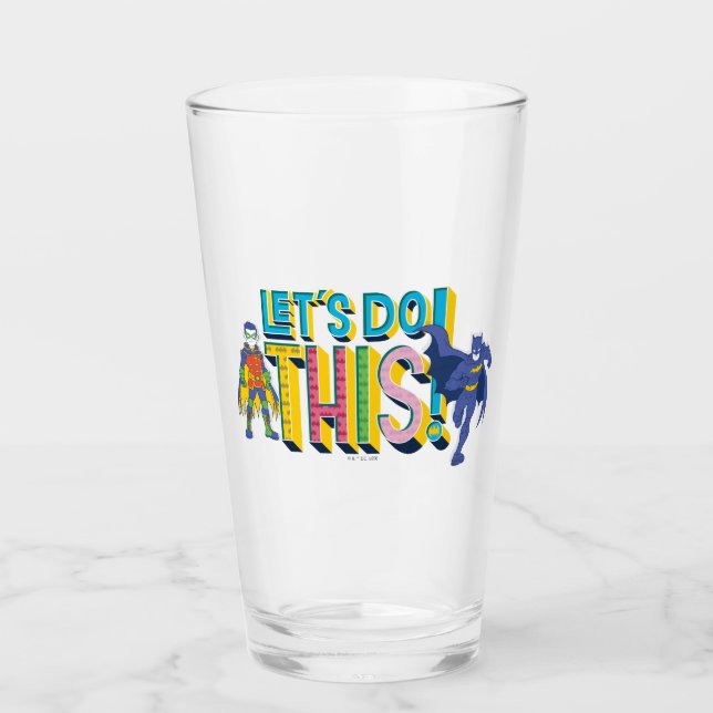 Batman | Lass uns das machen Glas (Vorderseite)