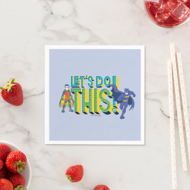 Batman | Lass uns das machen Serviette (Beispiel)