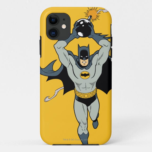 Batman läuft mit Bombe Case-Mate iPhone Hülle (Rückseite)