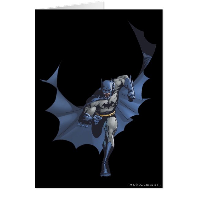 Batman läuft mit fliegendem Kap (Vorne)