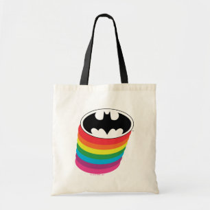 Batman Layered-Regenbogen-Logo Tragetasche