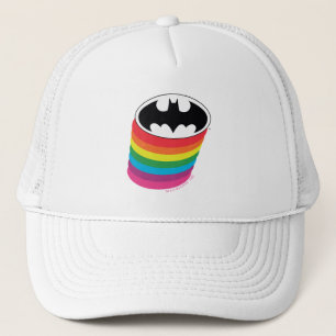 Batman Layered-Regenbogen-Logo Truckerkappe