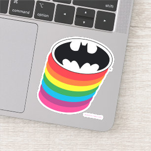 Batman-Layouts-Regenbogen-Logo Aufkleber