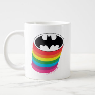 Batman-Layouts-Regenbogen-Logo Jumbo-Tasse