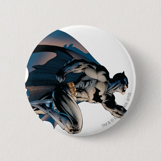Batman Leaping Side View Button (Vorderseite)
