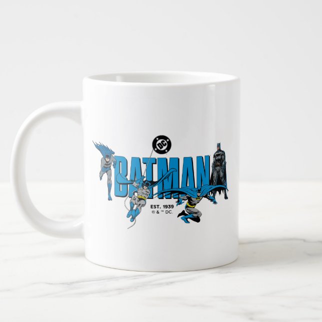 Batman-Legenden für immer Grafik Jumbo-Tasse (Links)