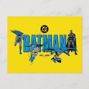 Batman-Legenden für immer Grafik Postkarte