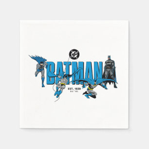 Batman-Legenden für immer Grafik Serviette