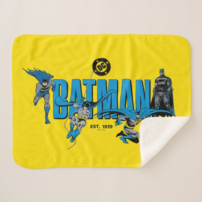 Batman-Legenden für immer Grafik Sherpadecke (Vorderseite (Horizontal))