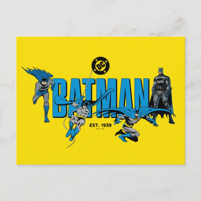 Batman Legends Forever Graphic Postkarte (Vorderseite)