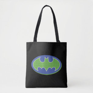 Batman Lila und grünes Symbol