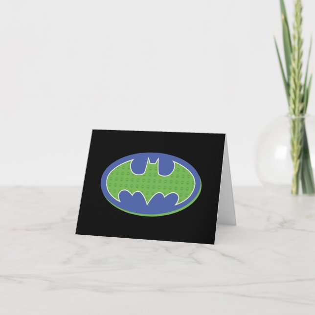 Batman | Lila und grünes Symbol (Vorderseite)