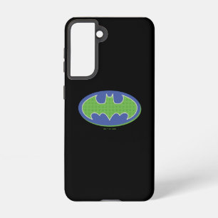 Batman   Lila und grünes Symbol Samsung Galaxy Hülle