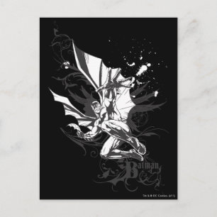 Batman-Logo detailliert Postkarte