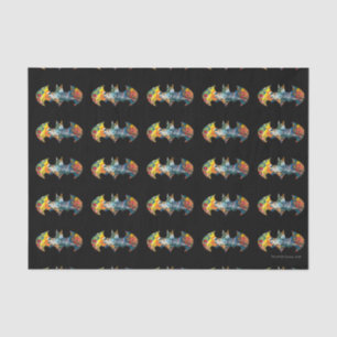 Batman Logo Neon/80er Graffiti Seidenpapier