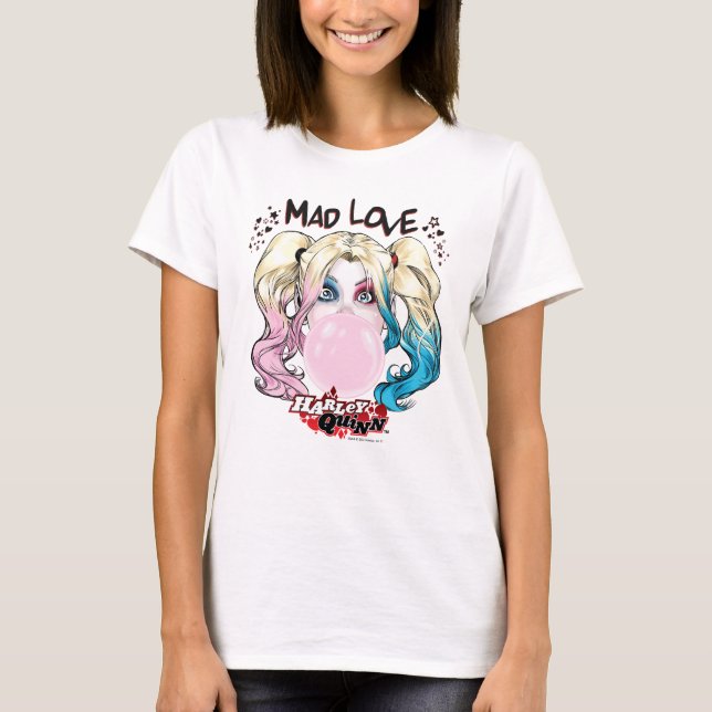 Batman | Mad Liebe Harley Quinn Kaububble Gum T-Shirt (Vorderseite)