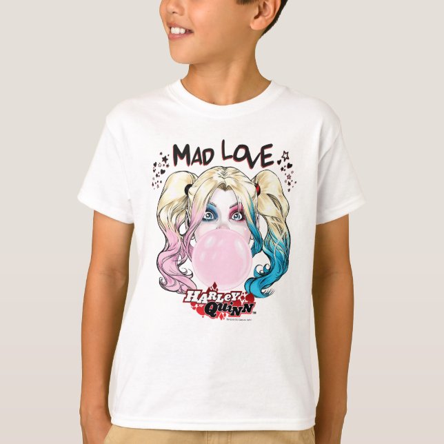 Batman | Mad Liebe Harley Quinn Kaububble Gum T-Shirt (Vorderseite)