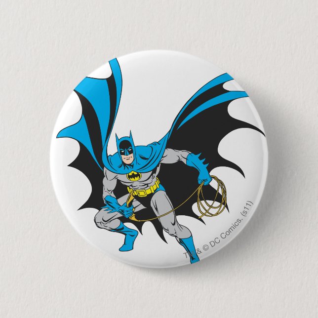 Batman mit Seil Button (Vorderseite)
