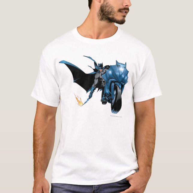 Batman mit Zyklus T-Shirt (Vorderseite)