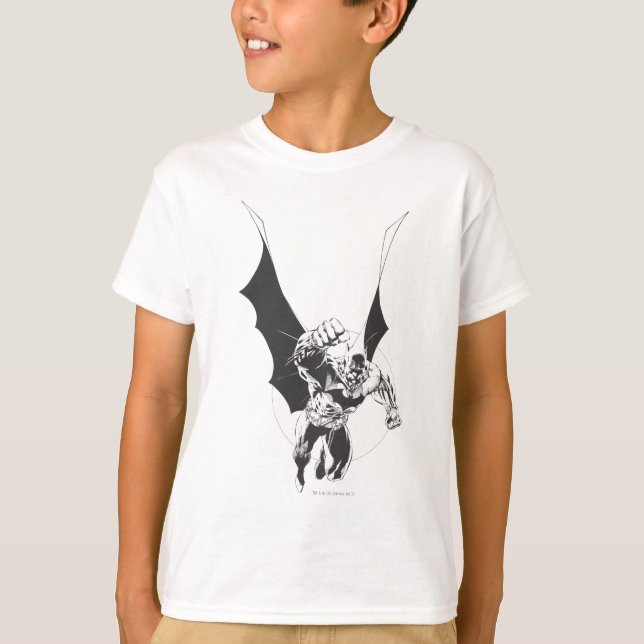 Batman Moon Kontur T-Shirt (Vorderseite)
